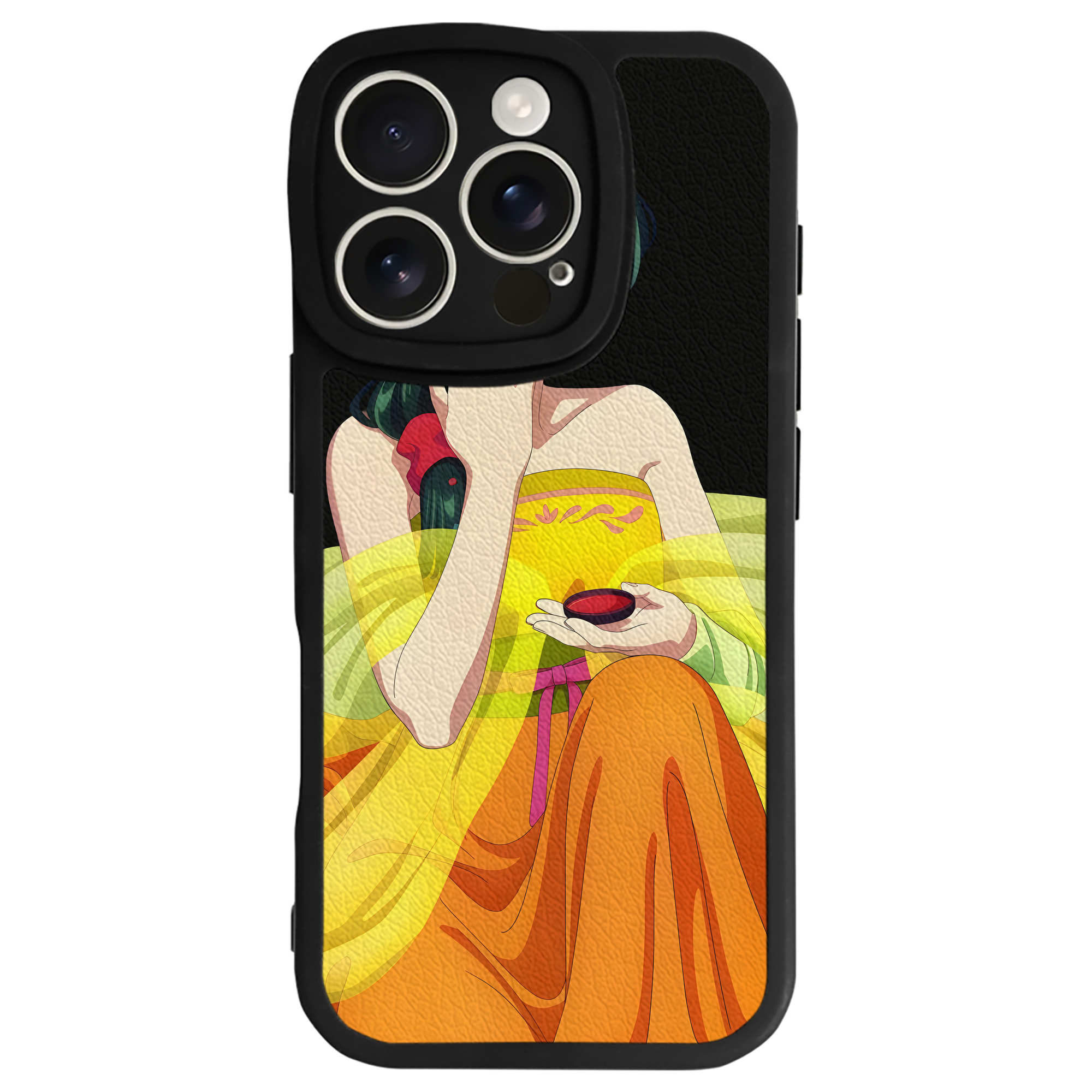 （画像用） 薬屋のひとりごと The Apothecary Diaries 【iPhone 16シリーズ対応】シリコンスマホケース（レザー調） 材質：シリコン